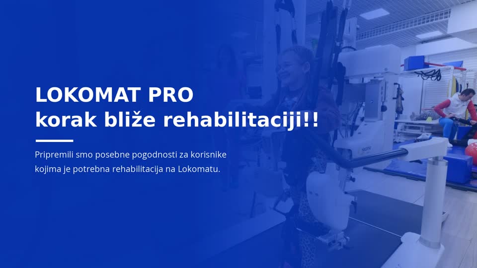 Lokomat PRO - robotizovana terapija hoda