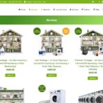 AAA Cleaning Services — web dizajn, stranica 2