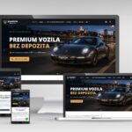 Bamiron Rent a Car — web dizajn, prikaz na desktopu, tabletu i telefonu
