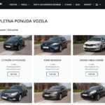 Bamiron Rent a Car — web dizajn, stranica 2