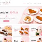 Slatko kao nekada — web dizajn, stranica 1