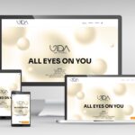 Vida Art & Style — web dizajn, prikaz na desktopu, tabletu i telefonu